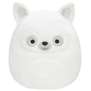 Squishmallows Original - Landi White Lemur with Shimmer Ears - 14 In Stuffie NWT